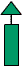balise verte avec un cône vert pointe en haut